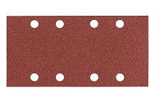 Makita P-31893 шлифовальные листы 93х185мм К80 (красные) на липучке, 8 отверстий, 10шт.
